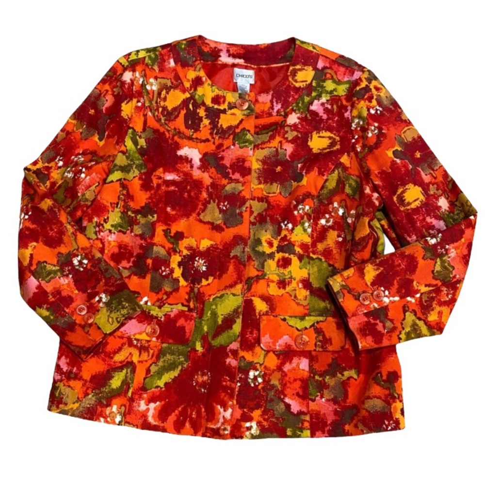 Chico’s Fully Lined Button Up Jacket - image 1